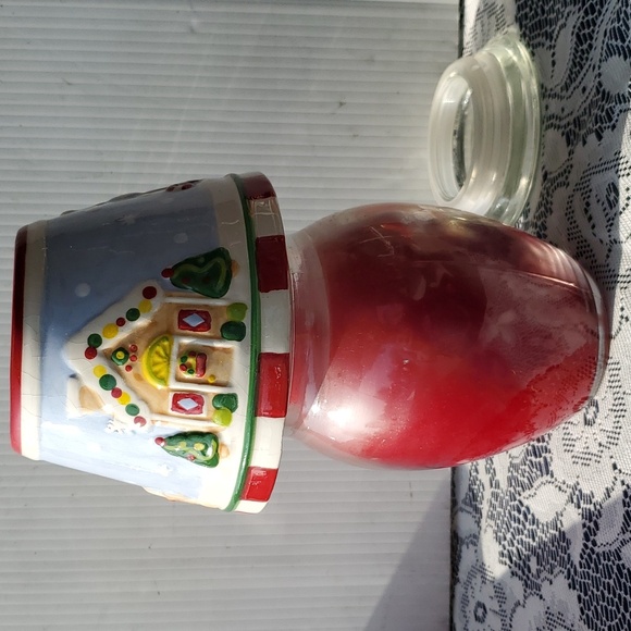 Set-Gingerbread Candle Shade AND Baked Apple Pie Candle jar New Home Interiors - Picture 3 of 13